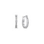 Heliophilia Silver Pendientes de Plata de Ley 925 con Circón